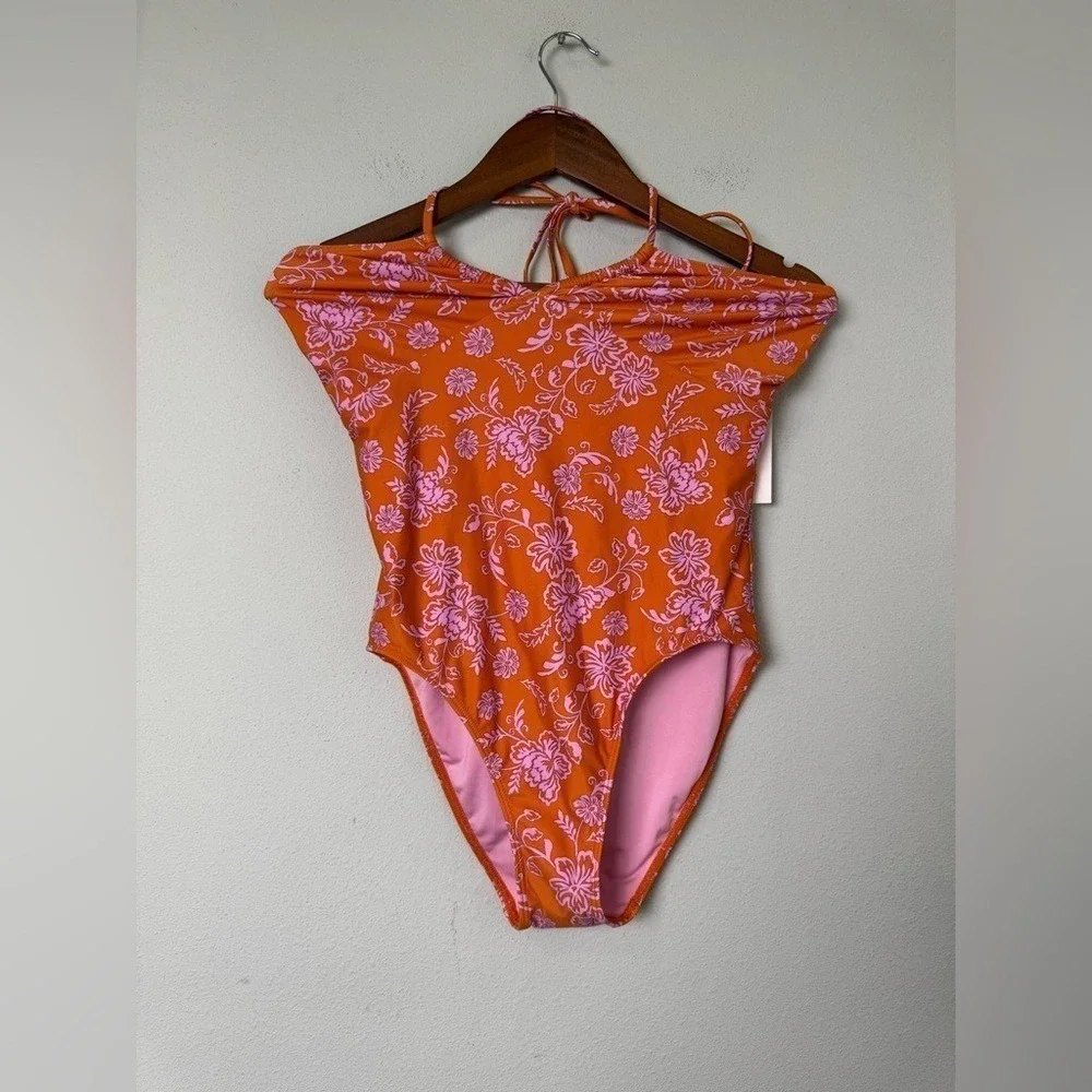 Tuckernuck Xirena Tropicana Analyse One Piece Bathing suit Size M NEW Resortwear